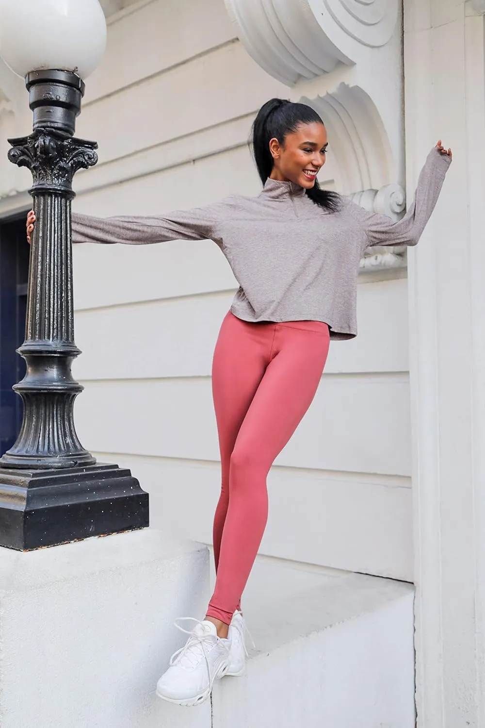 90 Degree By Reflex Womens Fleece Lined Leggings Winter Yoga Pants