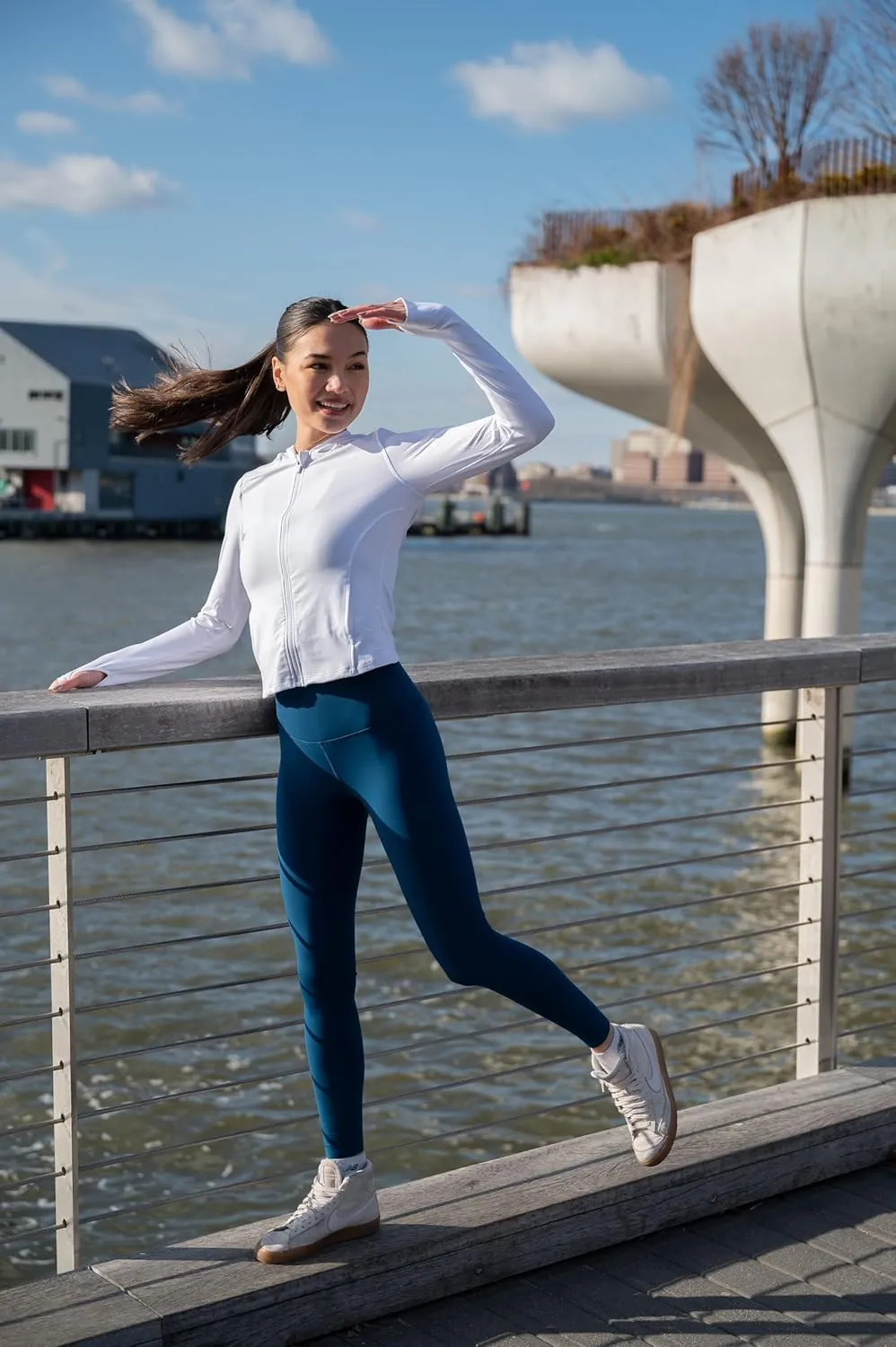 90 Degree By Reflex Womens Fleece Lined Leggings Winter Yoga Pants