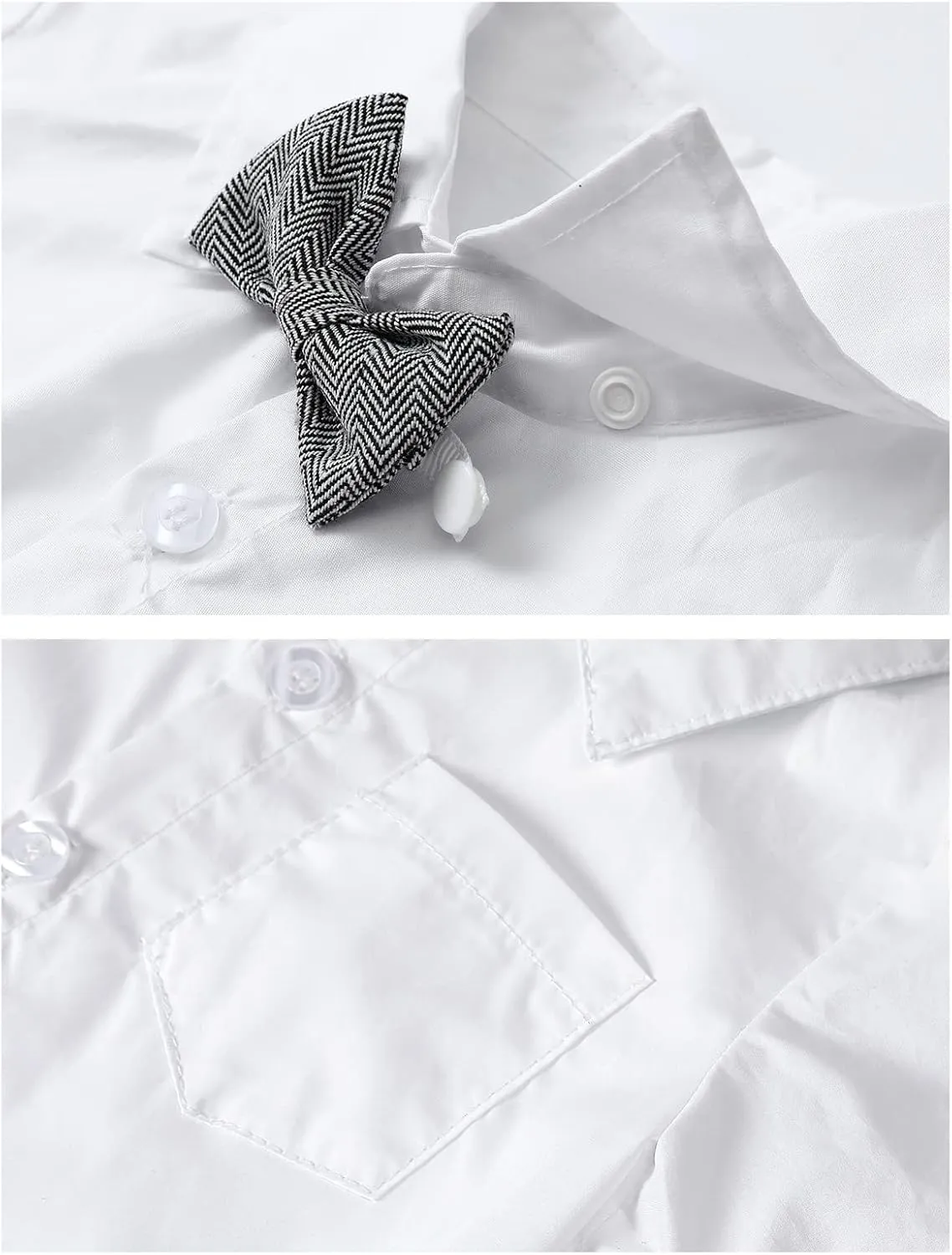 A&J DESIGN Baby Boys Gentleman Suit, 2Pcs Outfit Shirt & Pants