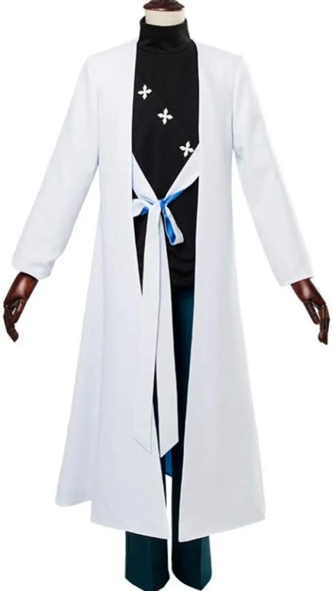 Anime Mens Costume Cloak Tshirt Pants Cosplay Jinguji Jakurai School Uniform Outfit