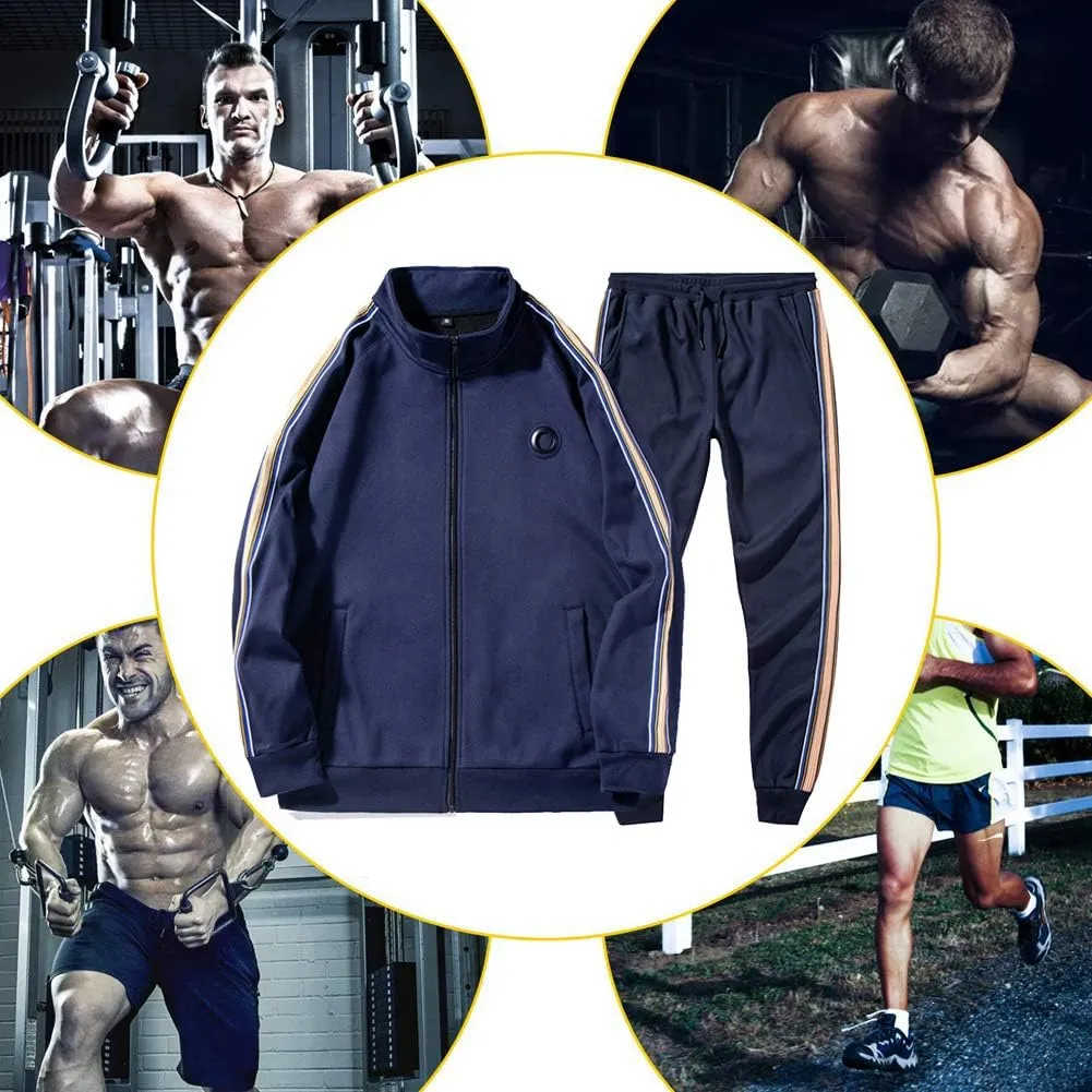 AOTORR Men's Tracksuit 2 Pieces Sweat Suits Casual Full Zip Long Sleeve Outfit Sports Jogging Suits Set
