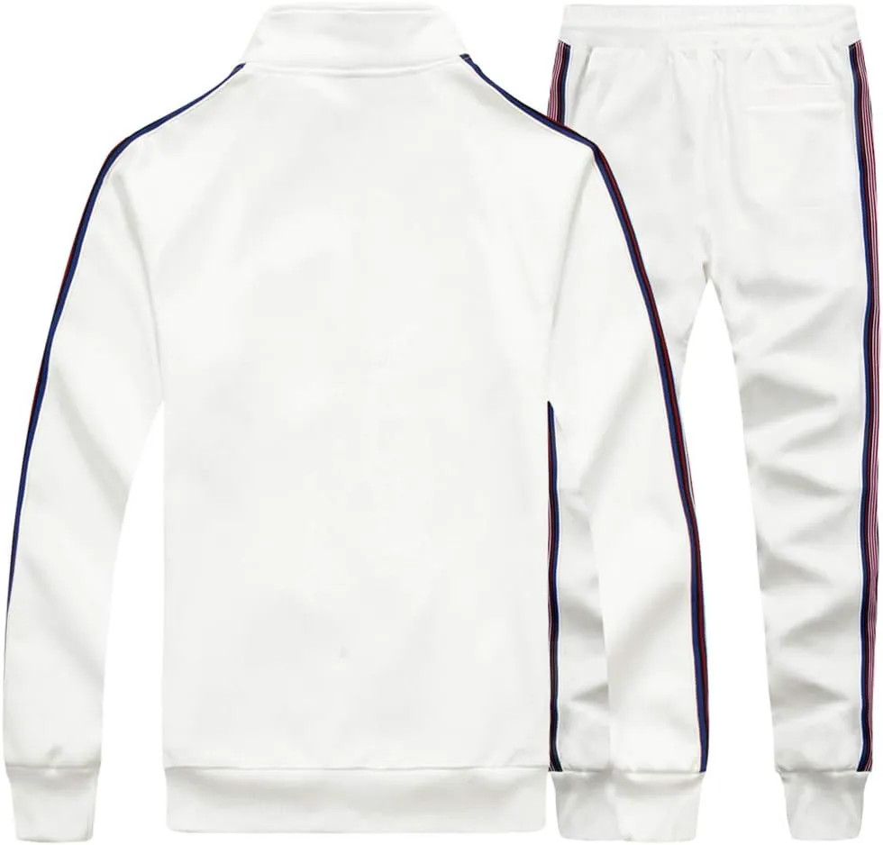AOTORR Men's Tracksuit 2 Pieces Sweat Suits Casual Full Zip Long Sleeve Outfit Sports Jogging Suits Set