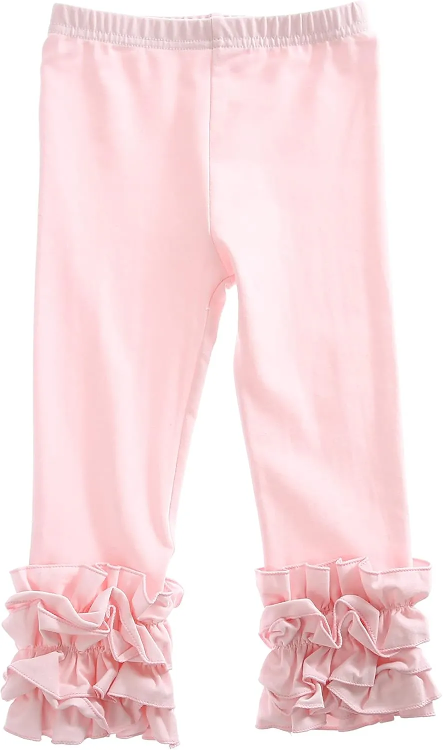 Ashken Baby Girls'Ruffle Pants Toddlers Little Girls Leggings 6 Months-8T