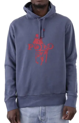Big Pony Logo Fleece Hoodie - Navy