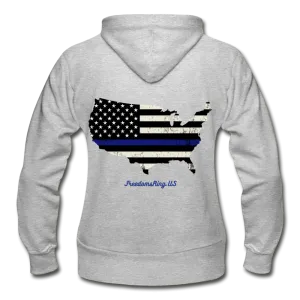BLUE LINE USA - Gildan Heavy Blend Women's Zip Hoodie