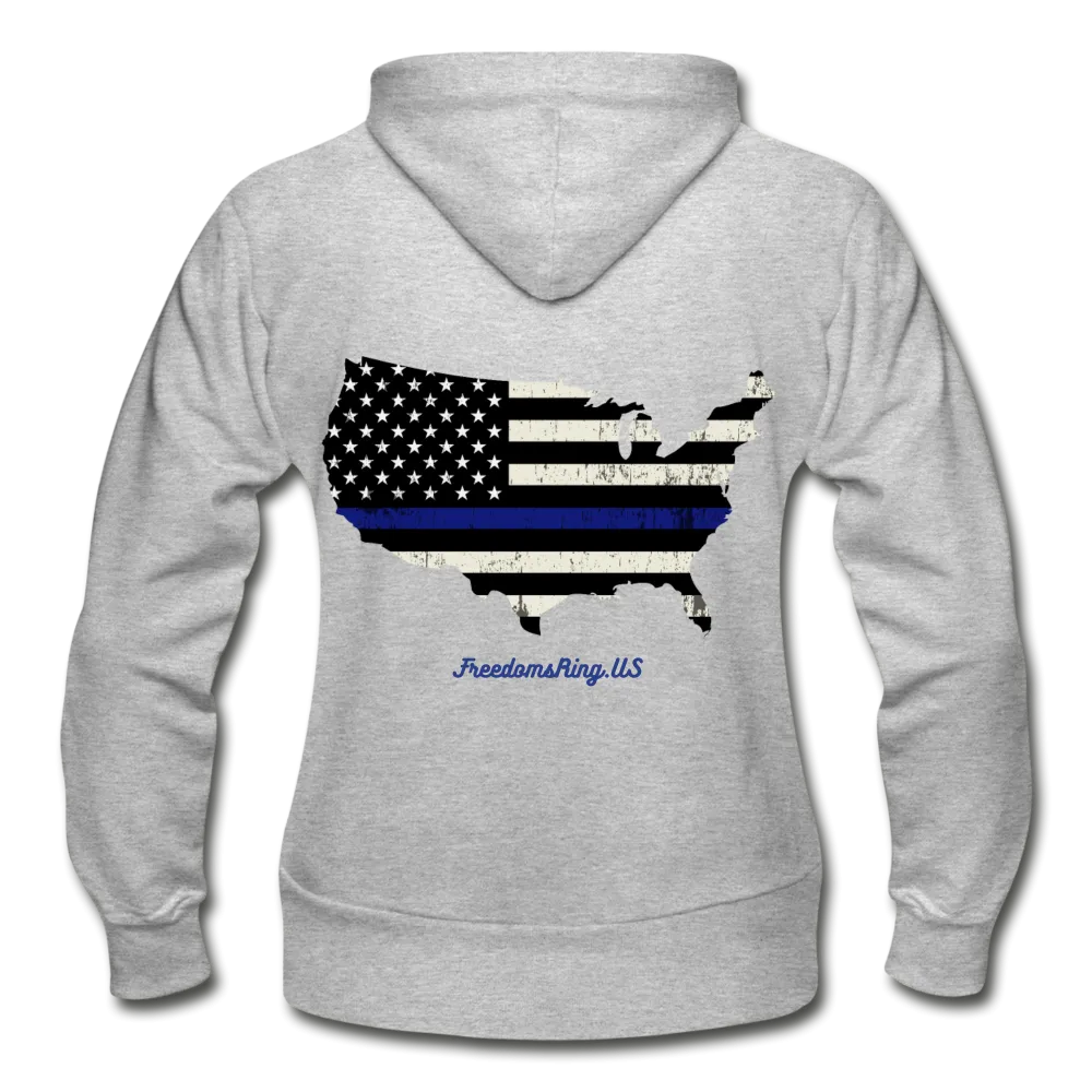BLUE LINE USA - Gildan Heavy Blend Women's Zip Hoodie
