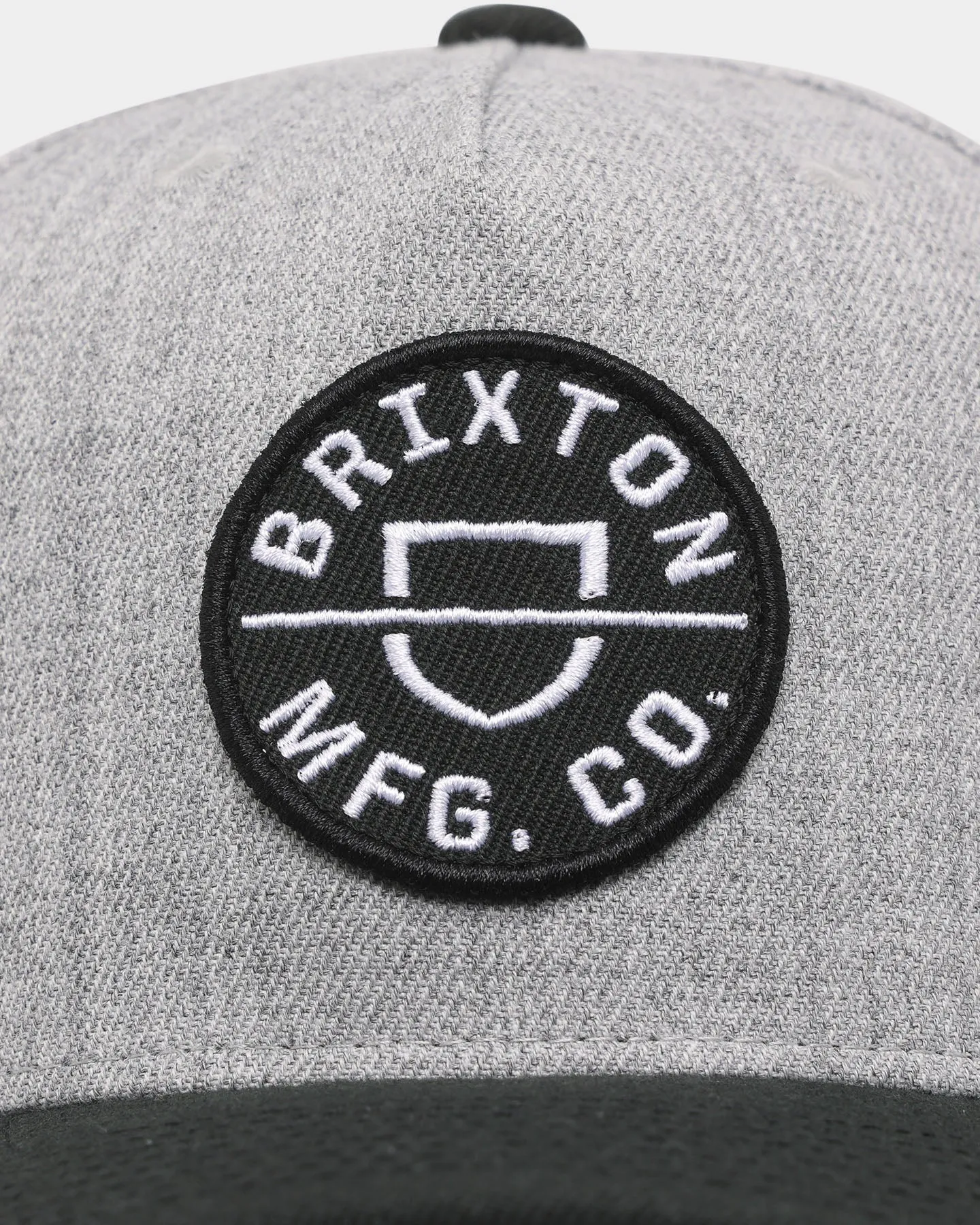 Brixton Crest C MP Snapback Heather Grey/Black