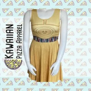 C3PO Inspired Skater Dress