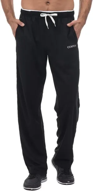 CENFOR Men's Sweatpants with Pockets Open Bottom Workout Pants, for Athletic, Jogging, Training, Casual
