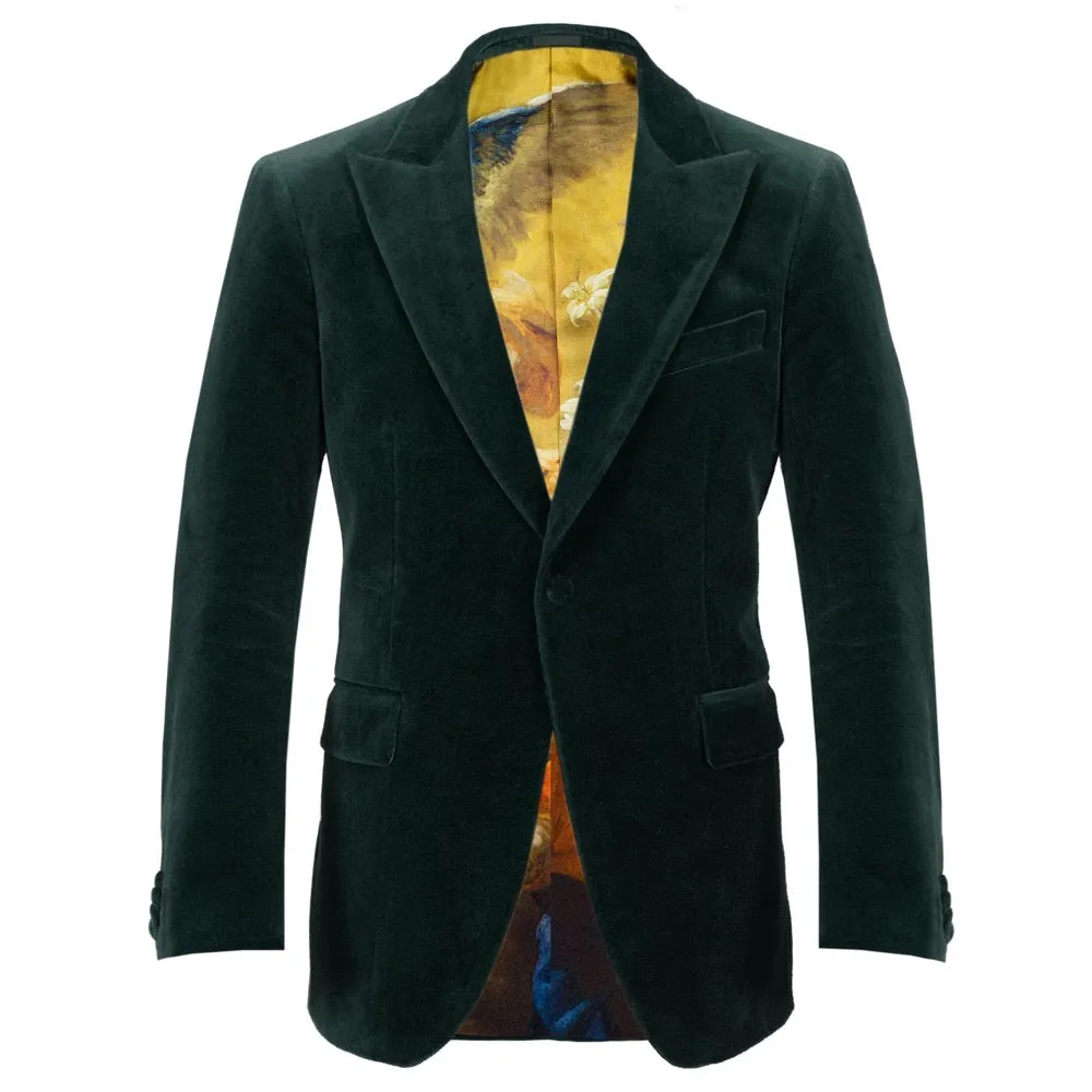 Green Velvet Jacket