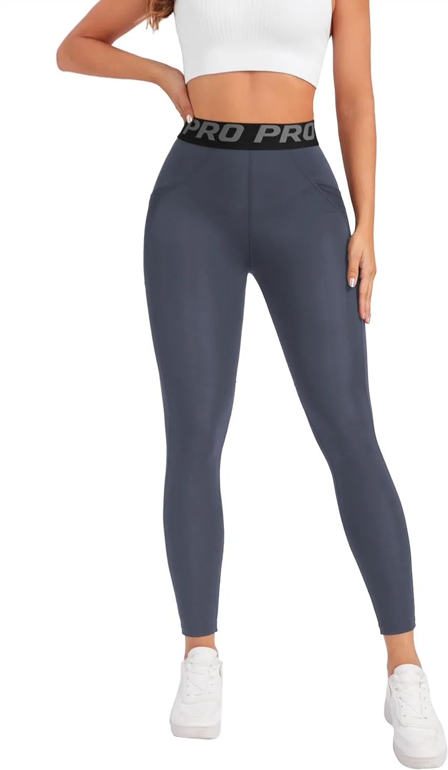 High Waisted Leggings for Women,Gym Sport Fitness Joggers Pants Tummy Control for Workout, Yoga, Running