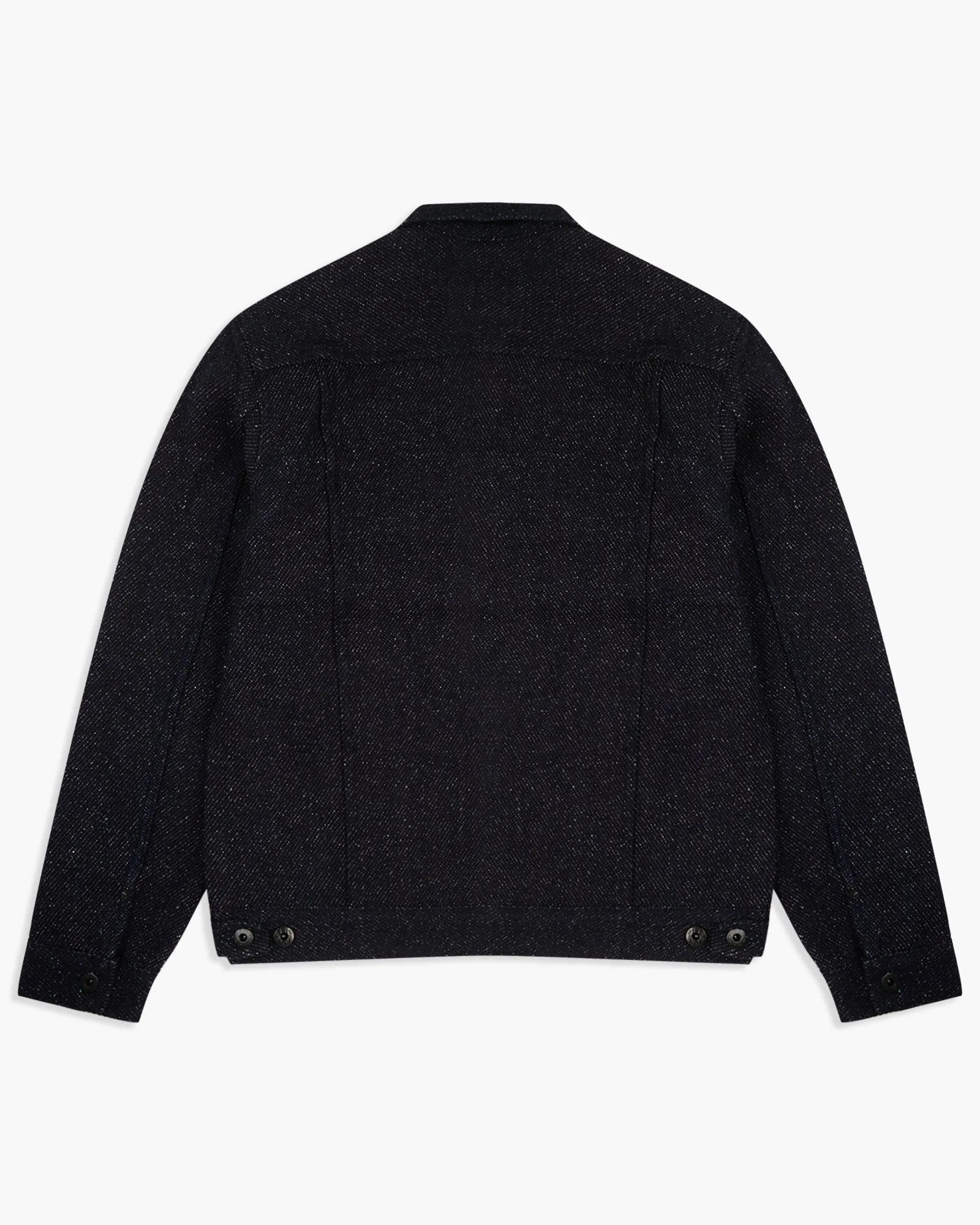 Japan Blue JBGJ1013 Type II Tweed Denim Jacket - Dark Indigo
