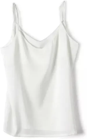 JSEIAJB Satin Silk Tank Tops Women's Spring Women Camisole Fashion Strap Top Halter V Neck Basic Sleeveless(2X-Lcode)