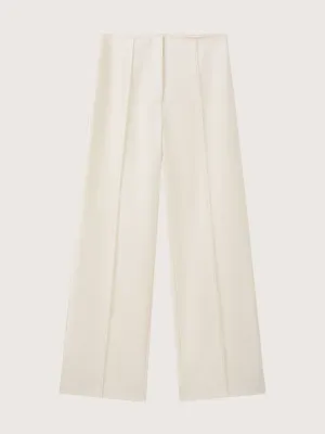 Leon Wool Raw Edge Pants