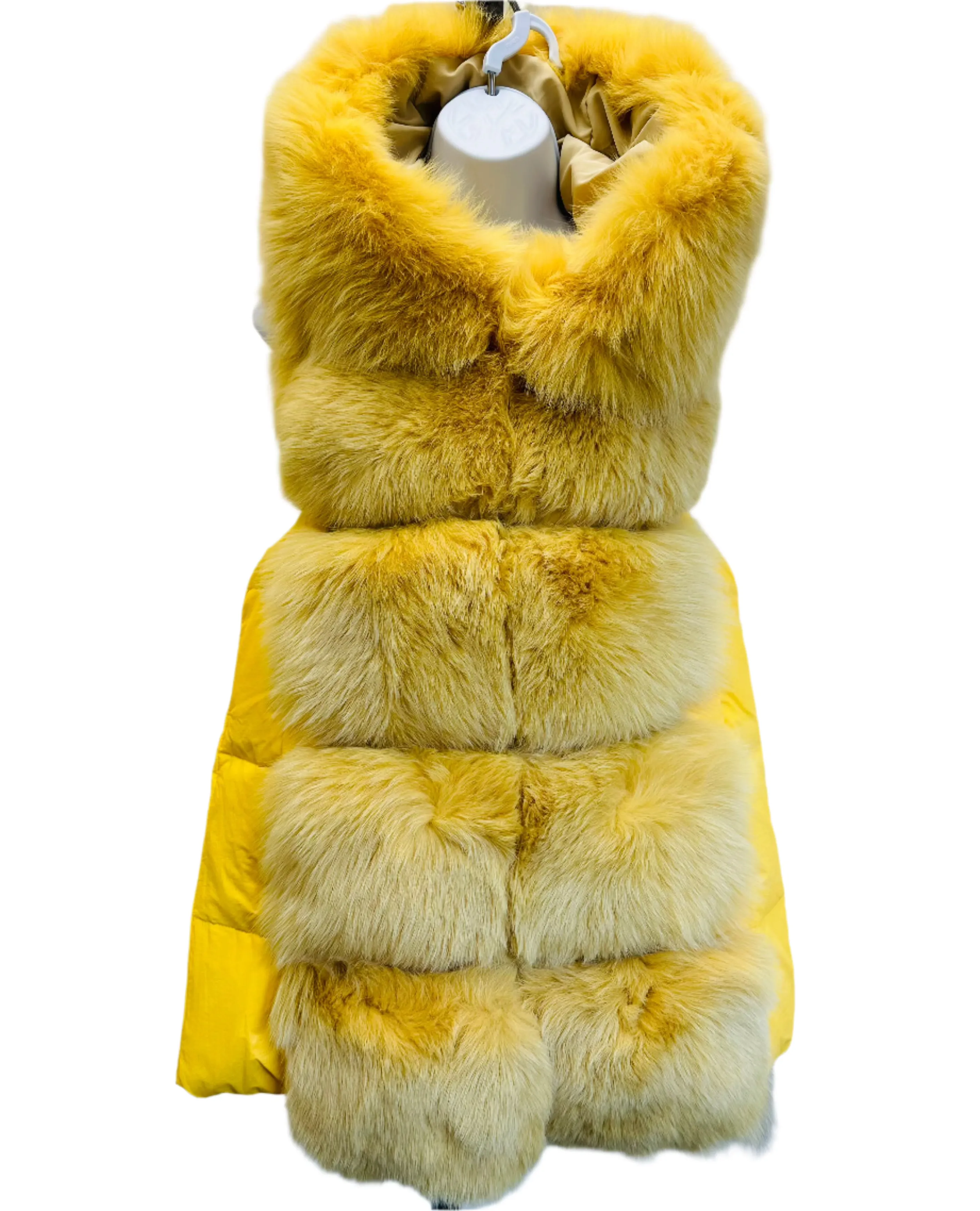 LIMONE HOODED FOX VEST