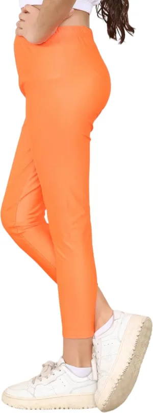 Loxdonz Girls Athletic Leggings Kids Dance Workout Running Yoga Pants Ballet Gymnastics Tights