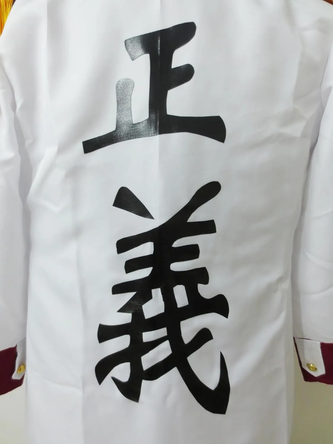 Marine Commander Red Uniform Coat Anime Style Cosplay Outfit Inspired by Fire Volcano Admiral Look