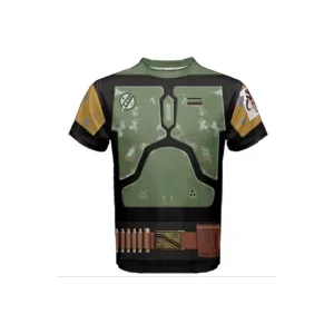 Men's Boba Fett Book of Boba Fett Inspired Short Sleeve Shirt