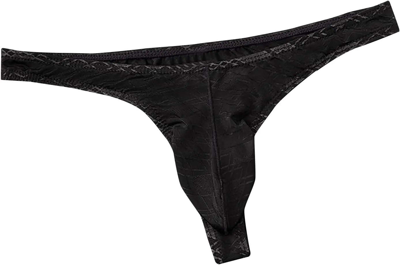 Mesh Thong G-String Pouch Panties Underwear for Mens Sexy T-Back Briefs Lingerie Low Waist See-Through Underpants