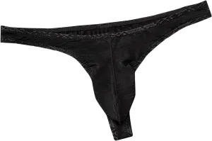 Mesh Thong G-String Pouch Panties Underwear for Mens Sexy T-Back Briefs Lingerie Low Waist See-Through Underpants