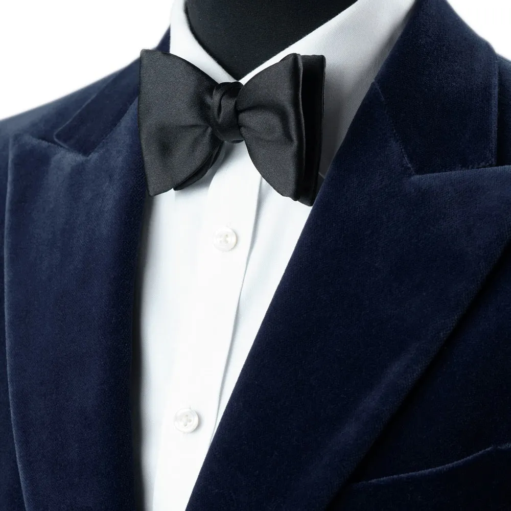 Navy Blue Velvet Jacket