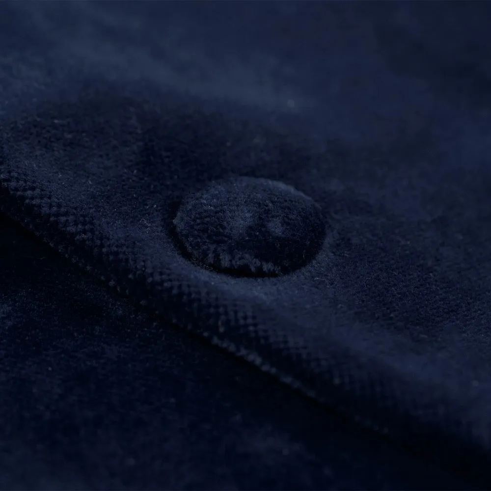 Navy Blue Velvet Jacket