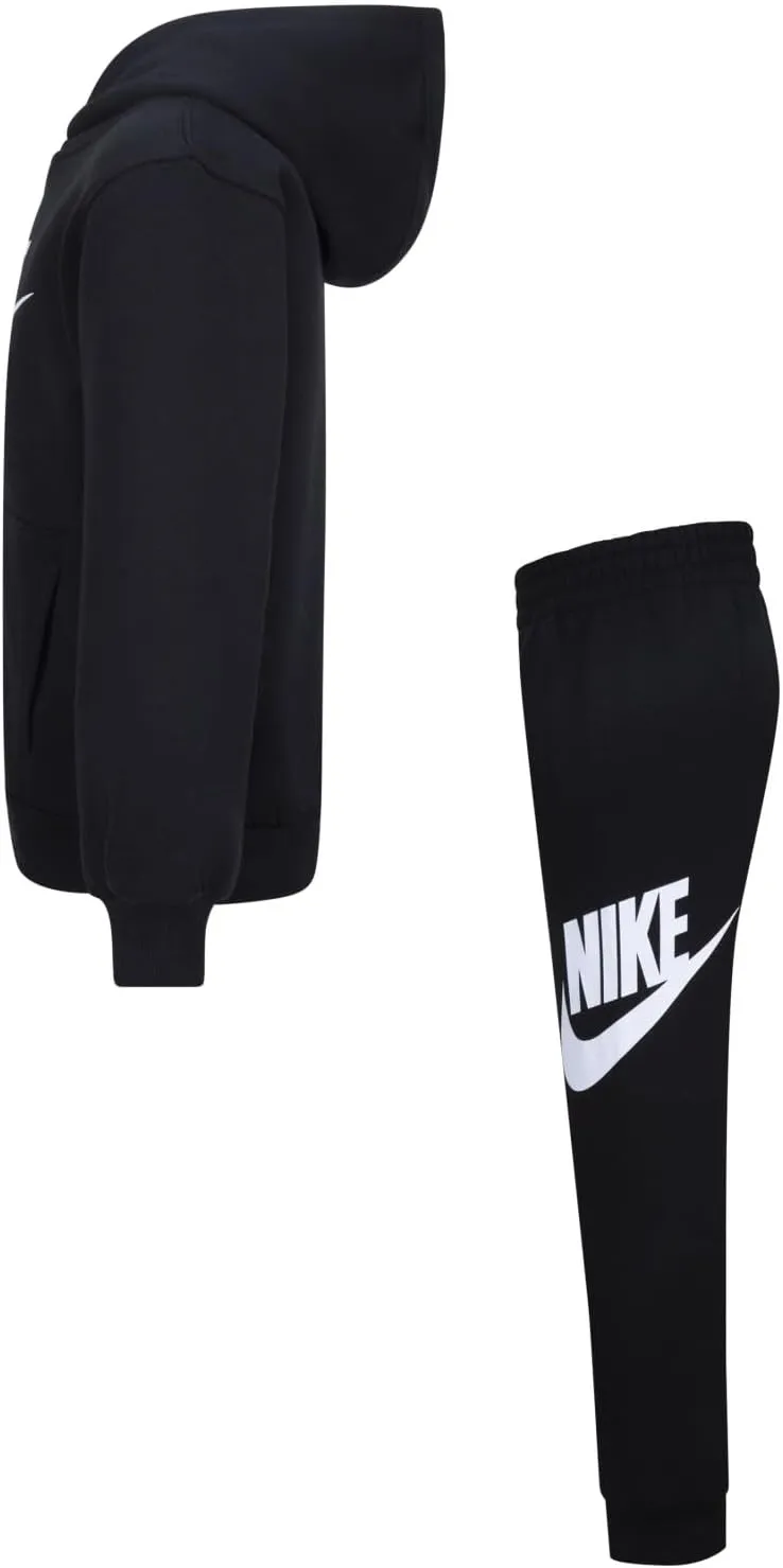 Nike Unisex Kids Club Fleece Sportswear Pullover Hoodie and Jogger Pants 2-piece Outfit Set