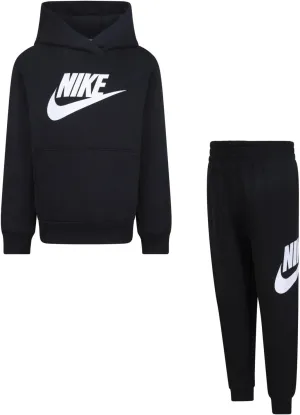 Nike Unisex Kids Club Fleece Sportswear Pullover Hoodie and Jogger Pants 2-piece Outfit Set
