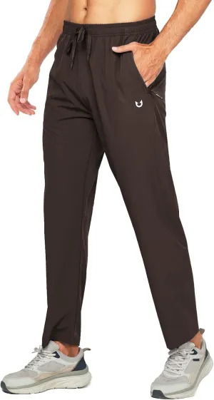 NORTHYARD Men's Athletic Pants Running Workout Joggers Lightweight Gym Jogging Track Casual Sweatpants with Zipper Pockets