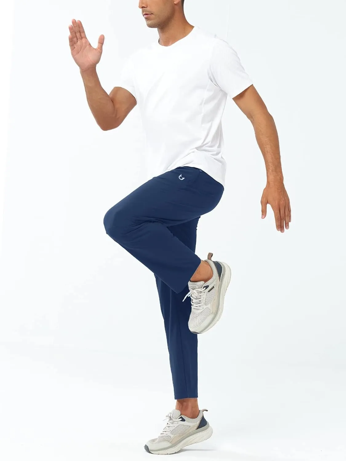 NORTHYARD Men's Athletic Pants Running Workout Joggers Lightweight Gym Jogging Track Casual Sweatpants with Zipper Pockets