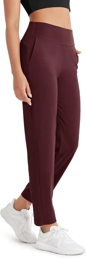 ODODOS Cloud Feeling Jogger Pants with Pockets for Women High Waist Sweatpants Casual Lounge Ankle Pants