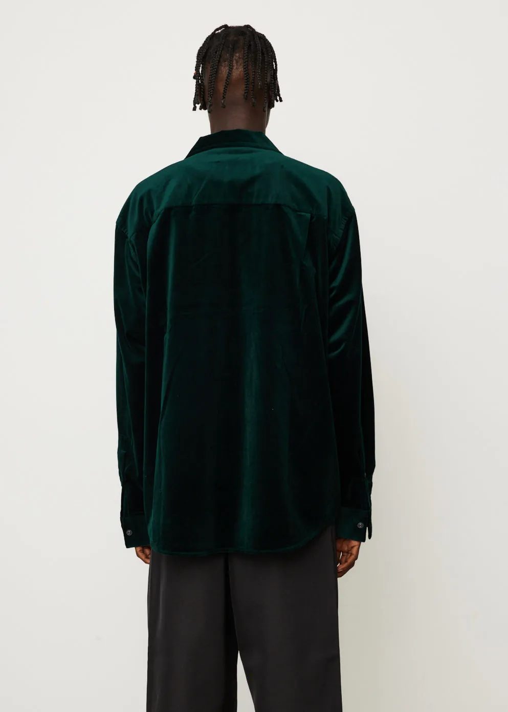 Osandimper Cotton Velvet Overshirt