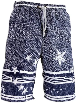 PREFER TO LIFE Men's Board Shorts, Quick Dry Swimwear Beach Holiday Party Bermuda Swim Big Pants 