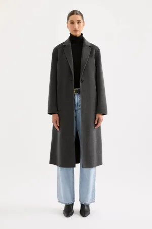 Riley Wool Coat Charcoal
