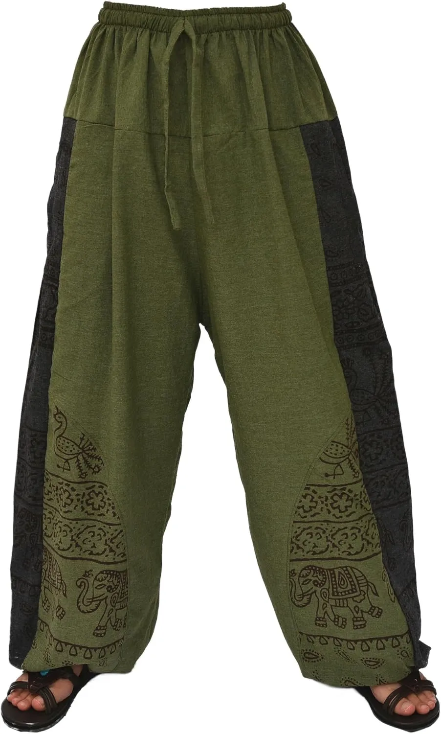 Siamrose Baggy Yoga Harem Pants Men Women Casual Lounge Trousers with 2 Pockets