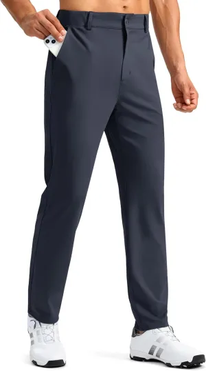 Soothfeel Men's Golf Pants with 5 Pockets Slim Fit Stretch Sweatpants Casual Travel Dress Work Pants for Men