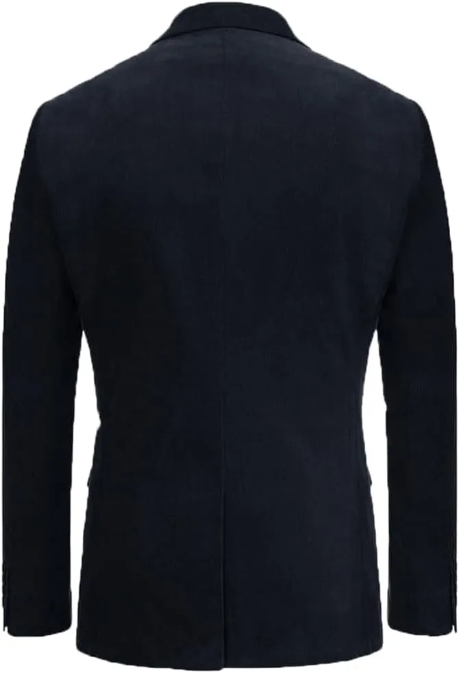 Suit for Men New Corduroy British-Style Suits Two Piece Blazer Pants Business Casual Suit Groomsmen