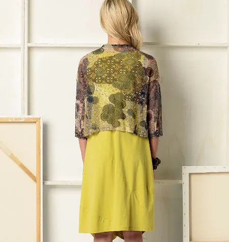 Vogue Pattern V8975 Misses' Dress & Jacket by Marcy Tilton