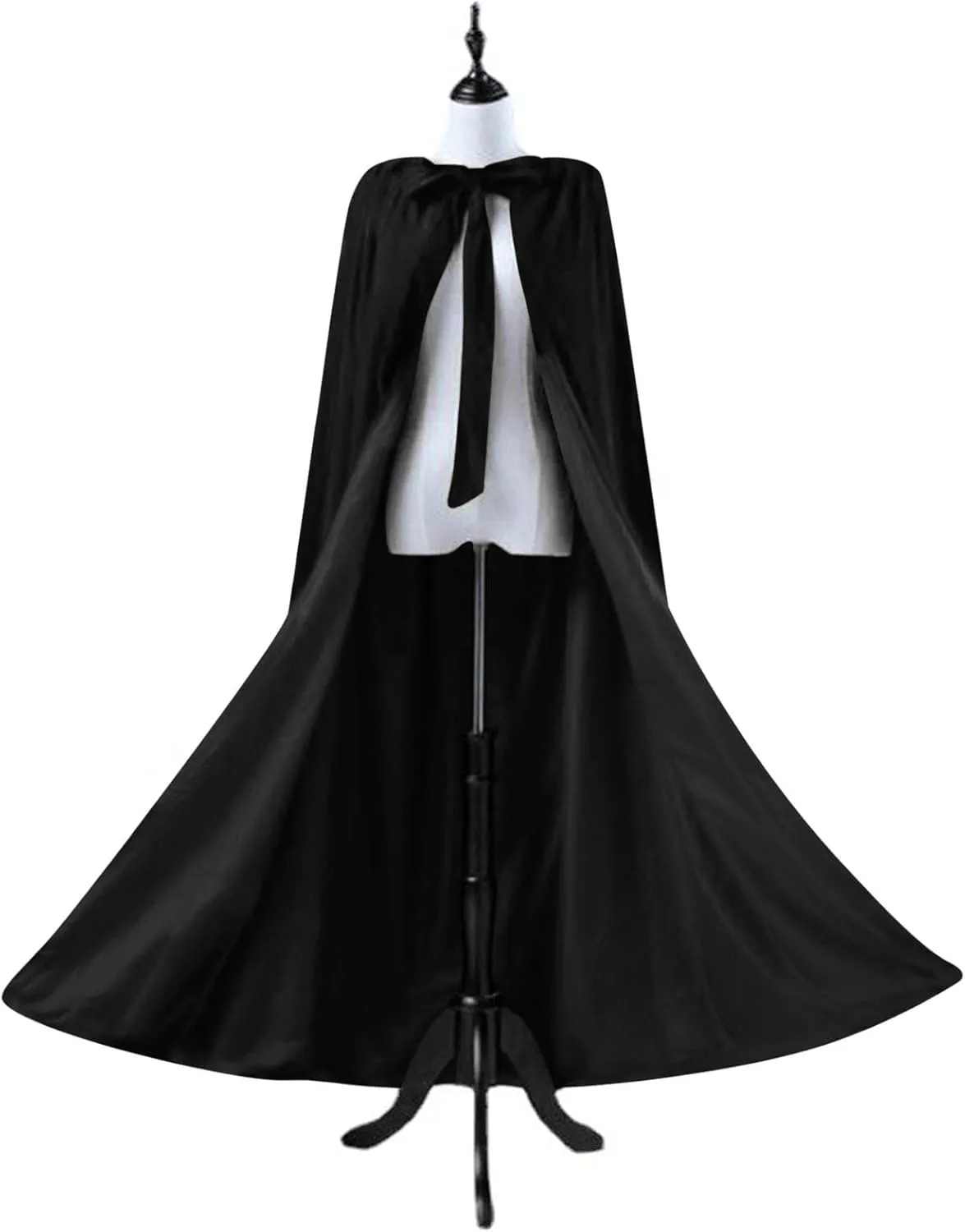 Wizard Robe Velvet Hooded Witch Cloak Unisex Medieval Renaissance Hood Cape Halloween Cosplay Adult Coat Top