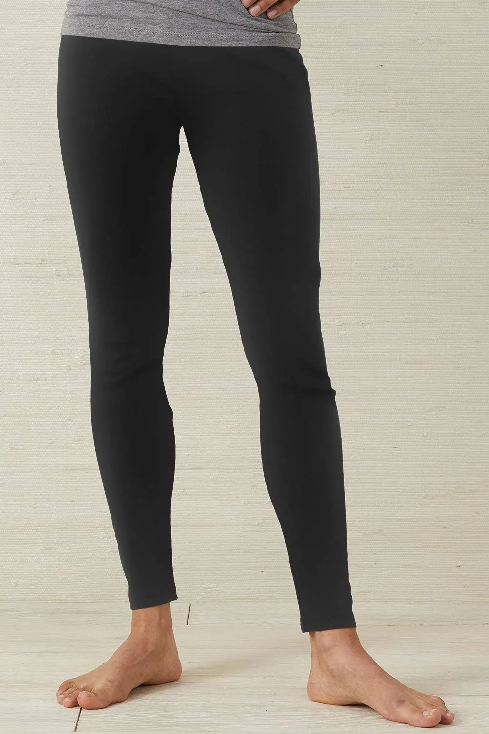 Women's 100% Organic Pima Cotton Leggings Pants - Ankle Length - 26" Inseam