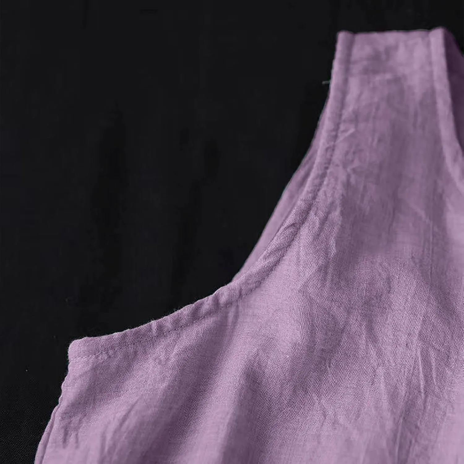 Womens Casual Cotton Linen Sleeveless Midi Dress Plus Size Loose Fit Flowy Tank Tops Dress Summer Beach Long Dresses