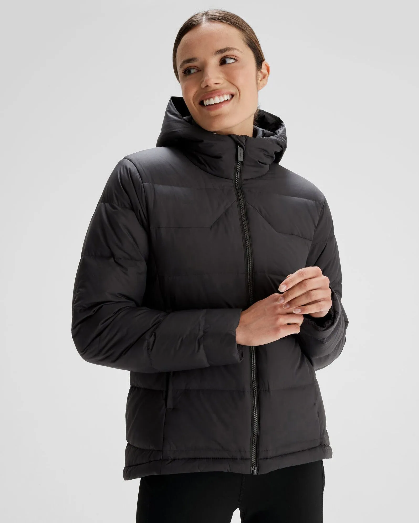 Women's Epiq SE Hooded Down Jacket  - Black