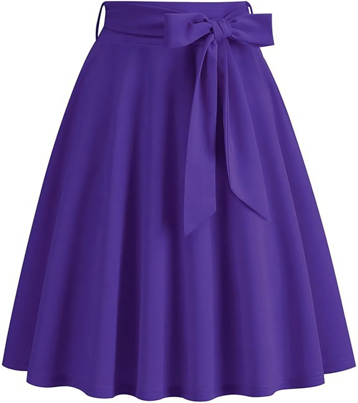 Women's High Waist A-Line Pockets Skirt Skater Flared Midi Skirt Vinage Skirt Coctail Party Short Skirts