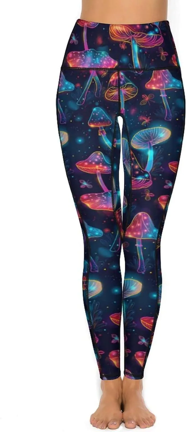 Women's High Waist Tummy Control Yoga Pants with Pockets Workout Leggings