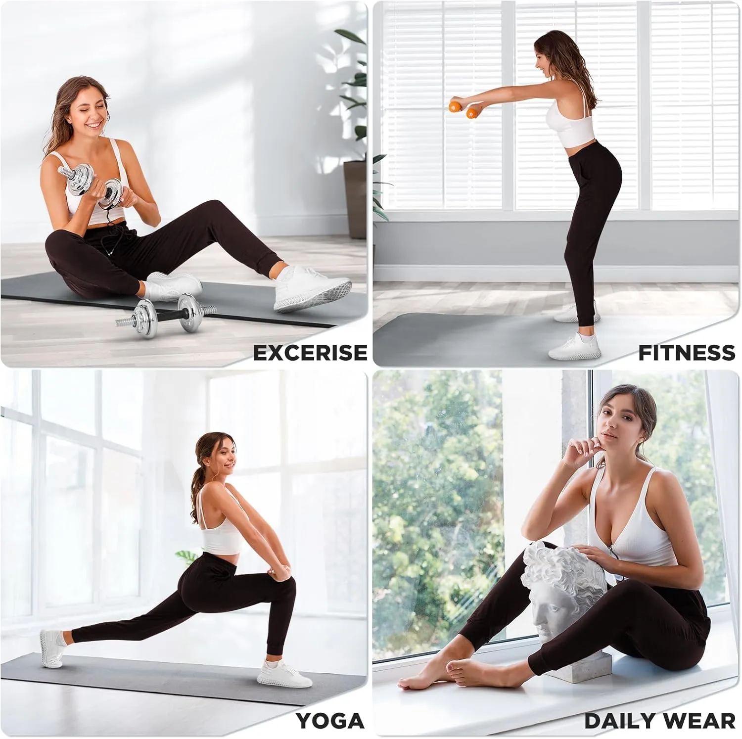 Womens Sweatpants with Pockets - Joggers for Women Sport Pants Trousers for Women