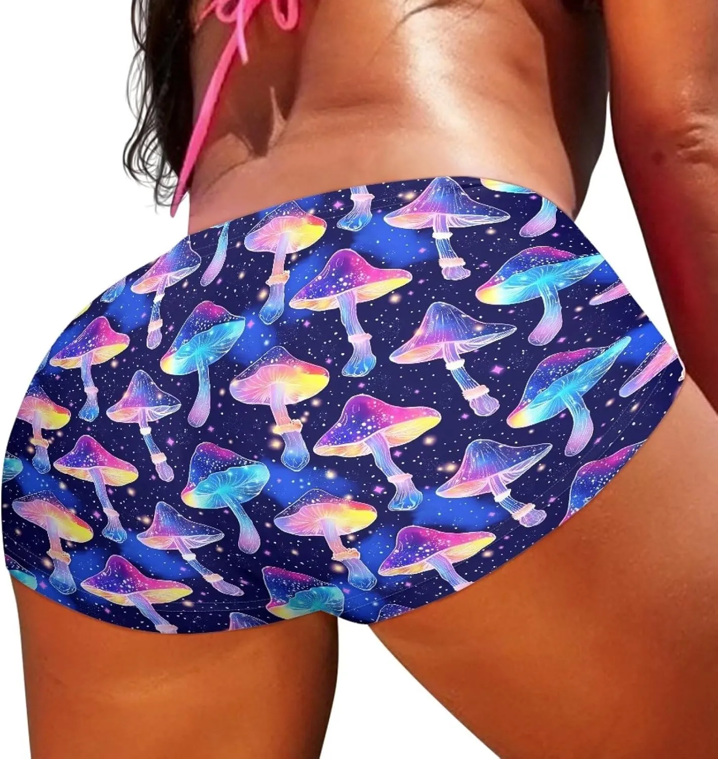 YEXIATODO High Waisted Hot Pants Sexy Shorts for Women Skiny-Friendly